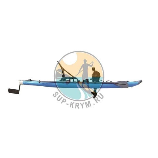SUP для рыбалки и охоты Serf King pedal sup (синий) с ножным узлом