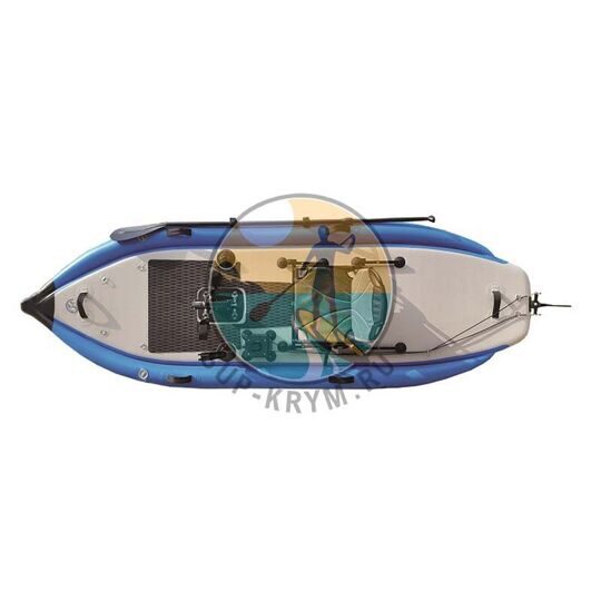 SUP для рыбалки и охоты Serf King pedal sup (синий) с ножным узлом